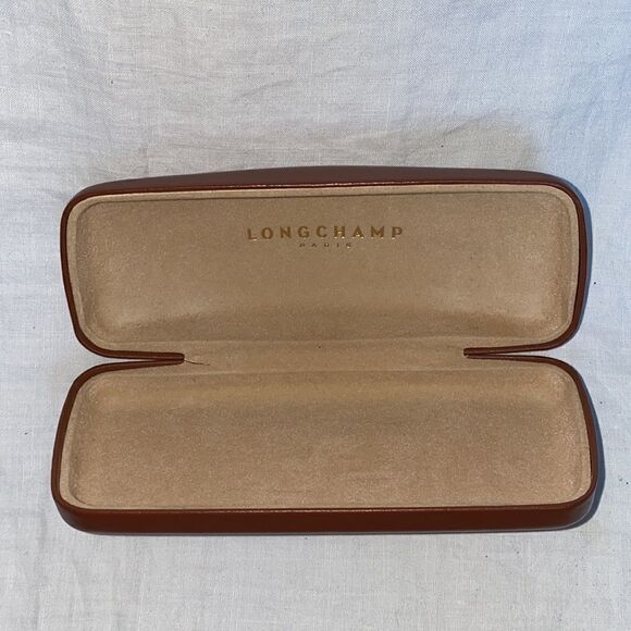 LONGCHAMP Leather Eyeglass Case - Picture 5 of 6